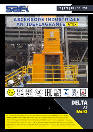Elevadores Industriales Safi DELTA AS ATEX