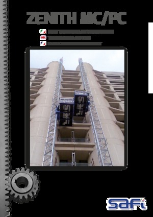 Elevadores Industriales Safi ZENITH MC/PC