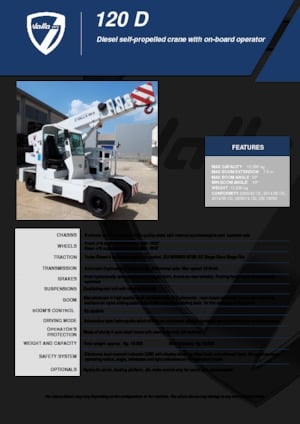 Grúas móviles industriales Valla 120 D 