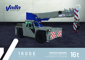 Grúas móviles industriales Valla 160 SE