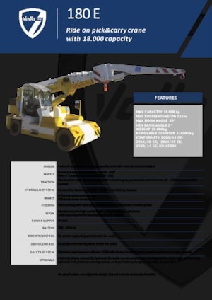 Grúas móviles industriales Valla 180 E 