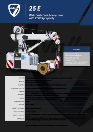Grúas móviles industriales Valla 25 E 