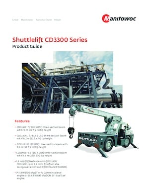 Grúas móviles industriales Shuttlelift 3340 B