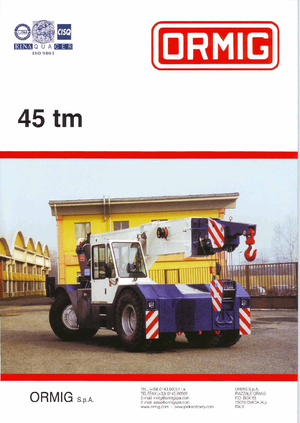 Grúas móviles industriales ORMIG 45 tm