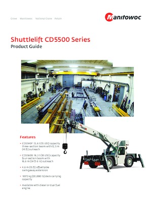 Grúas móviles industriales Shuttlelift 5560 B