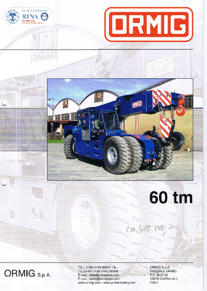 Grúas móviles industriales ORMIG 60 tm