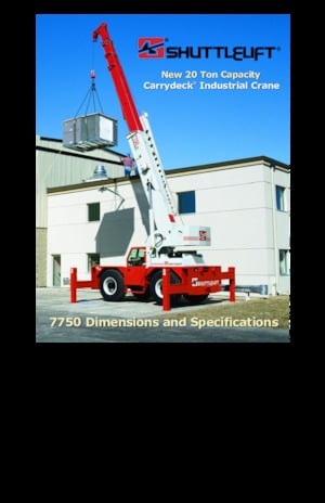 Grúas móviles industriales Shuttlelift 7750 RT