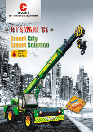 Grúas móviles industriales Escorts CT-Smart 15