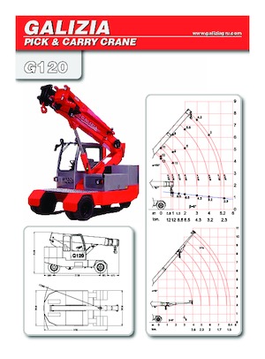 Grúas móviles industriales Galizia G 120
