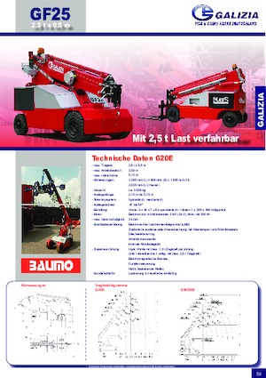 Grúas móviles industriales Galizia G 20 E