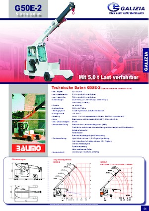 Grúas móviles industriales Galizia G 50 E 2