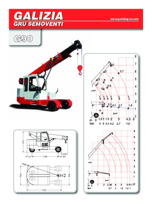 Grúas móviles industriales Galizia G 90
