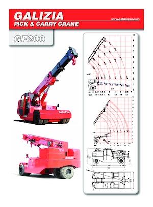 Grúas móviles industriales Galizia GF 200