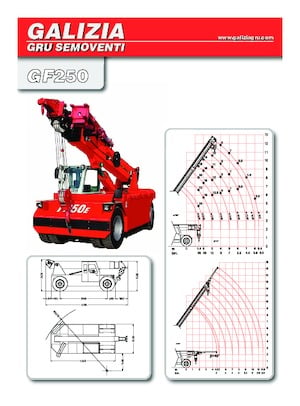Grúas móviles industriales Galizia GF 250