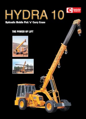 Grúas móviles industriales Escorts Hydra 10
