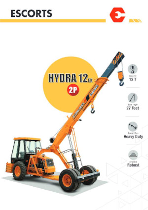 Grúas móviles industriales Escorts Hydra 12 EX