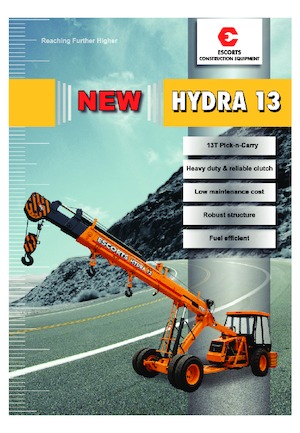 Grúas móviles industriales Escorts Hydra 13