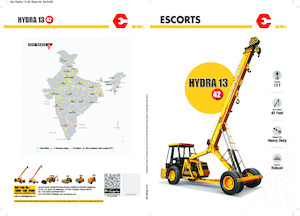 Grúas móviles industriales Escorts Hydra 1342