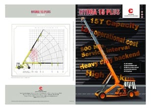 Grúas móviles industriales Escorts Hydra 15 Plus