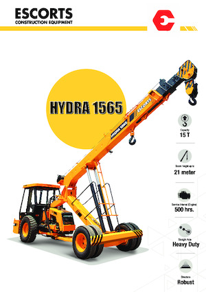 Grúas móviles industriales Escorts Hydra 1565