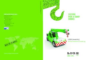 Grúas móviles industriales JMG L 120 