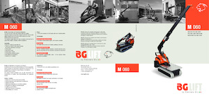 Grúas sobre orugas - Pluma telescópica BG Lift M 060