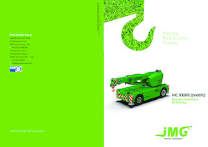 Grúas móviles industriales JMG MC 100RE