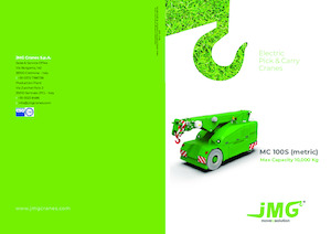 Grúas móviles industriales JMG MC 100S
