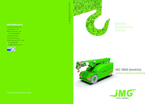 Grúas móviles industriales JMG MC 130S