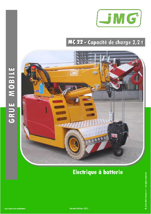 Grúas móviles industriales JMG MC 22