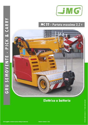 Grúas móviles industriales JMG MC 22