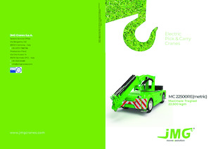 Grúas móviles industriales JMG MC 22500RE