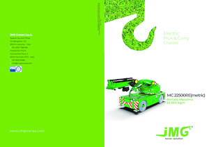 Grúas móviles industriales JMG MC 22500RE