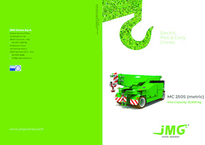 Grúas móviles industriales JMG MC 250S