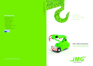 Grúas móviles industriales JMG MC 25S