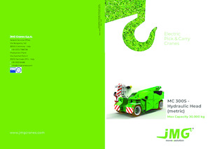 Grúas móviles industriales JMG MC 300S HY
