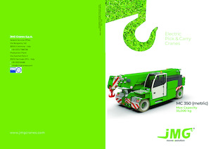 Grúas móviles industriales JMG MC 350  