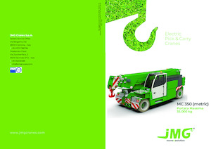 Grúas móviles industriales JMG MC 350  