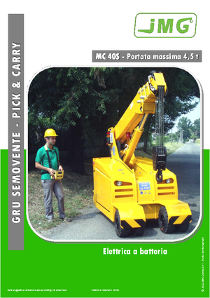 Grúas móviles industriales JMG MC 40 S