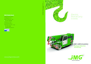 Grúas móviles industriales JMG MC 400
