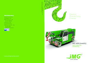 Grúas móviles industriales JMG MC 400S