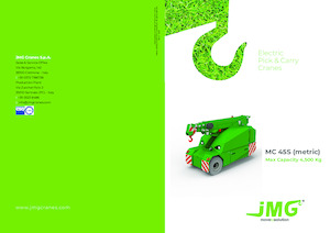 Grúas móviles industriales JMG MC 45S
