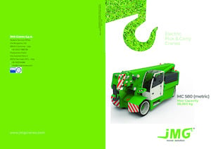 Grúas móviles industriales JMG MC 580 