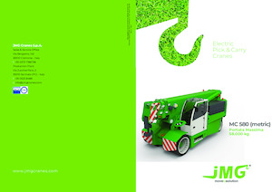 Grúas móviles industriales JMG MC 580 