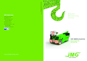 Grúas móviles industriales JMG MC 580S