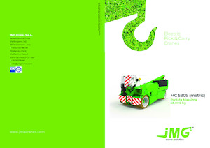 Grúas móviles industriales JMG MC 580S