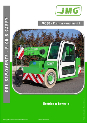 Grúas móviles industriales JMG MC 60
