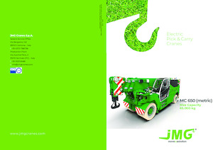Grúas móviles industriales JMG MC 650
