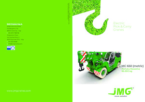 Grúas móviles industriales JMG MC 650