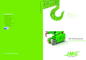 Grúas móviles industriales JMG MC 70S
